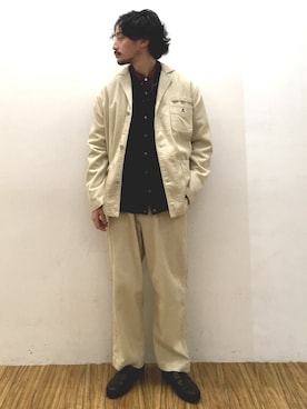 「GEVACO」｜「アイテム（ジャケット/アウター）」を使った、seiya satoさん（メンズ・175cm）の秋コーディネート
