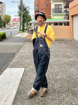「アイテム（ブーツ）」を使った、ヤギハシカズヒロさん（メンズ・182cm）の秋コーディネート