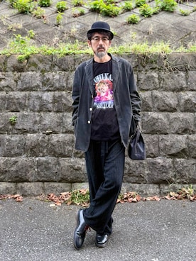 ヤギハシカズヒロさん（メンズ・182cm）の秋コーディネート