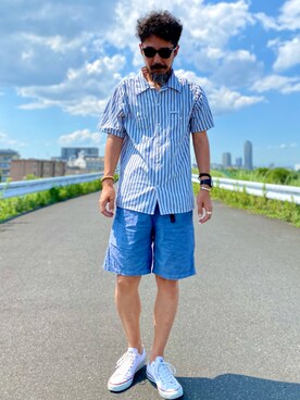 「Branchworks（ブランチワークス）のアイテム」を使った、ヤギハシカズヒロさん（メンズ・181cm）の夏コーディネート