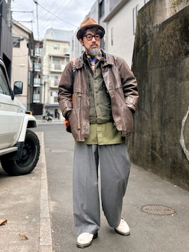 ヤギハシカズヒロさんのコーディネート