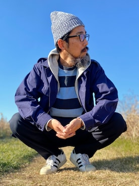 「Branchworks（ブランチワークス）のアイテム」を使った、ヤギハシカズヒロさん（メンズ・181cm）の冬コーディネート