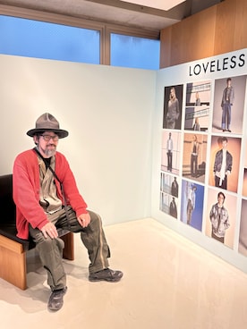 「LOVELESS（ラブレス）のアイテム」を使った、ヤギハシカズヒロさん（メンズ・182cm）の春コーディネート