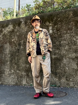 「MIZUNO（ミズノ　）のアイテム」を使った、ヤギハシカズヒロさん（メンズ・182cm）の春コーディネート