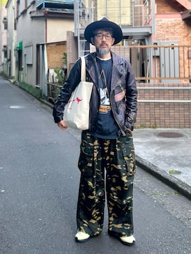 ヤギハシカズヒロさんのコーディネート