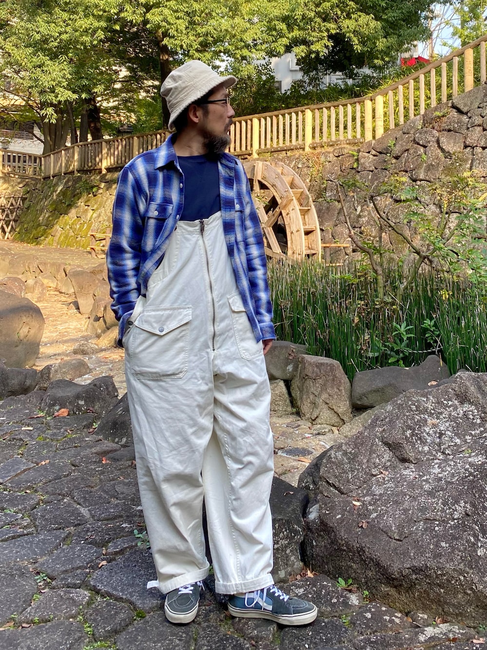 Nigel Cabournのサロペット/オーバーオール（ホワイト系）を使った人気