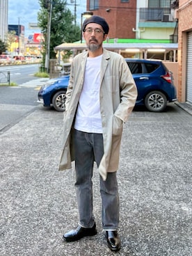 ヤギハシカズヒロさん（メンズ・182cm）の秋コーディネート