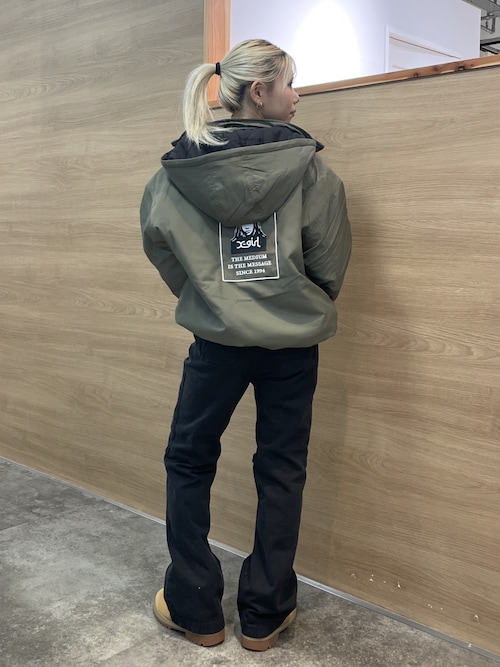 FACE PATCH REVERSIBLE JACKET（ナイロンジャケット）｜X-girl