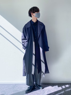 「INTER FACTORY（インターファクトリー）のアイテム（ベスト）」を使った、まささん（メンズ・180cm）の秋コーディネート