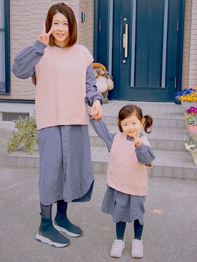 「Belle Maison（ベルメゾン）のアイテム」を使った、Suchada Katoさん（レディース・161cm）の春コーディネート