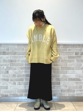 みすずさん（レディース・152cm）の冬コーディネート