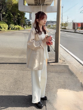 monaさん（レディース・153cm）の春コーディネート