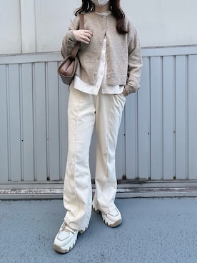 「しまむら（シマムラ）のアイテム」を使った、てぃるさん（レディース・158cm）の秋コーディネート