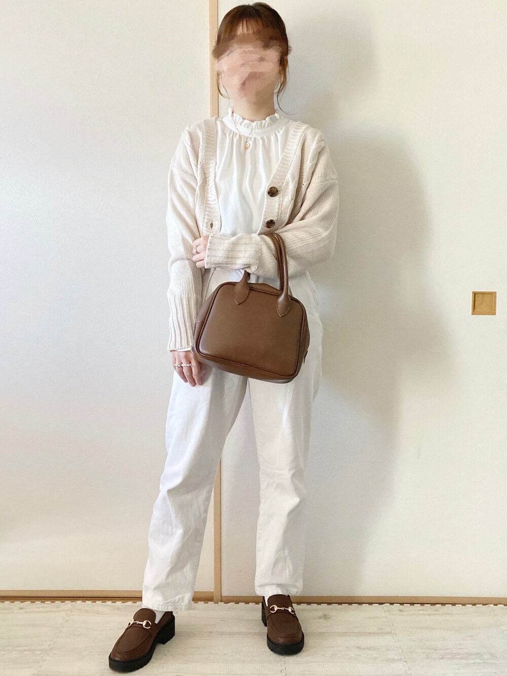 MaxMara ニット アンサンブル 白タグ カーディガン キャミソール S GRL（グレイル）の「クロップド丈カーディガンXキャミソール