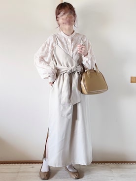 「ボストンバッグ」｜てぃるさん（レディース・158cm）の春コーディネート