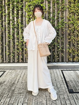 「Bab（バブ）のアイテム」を使った、てぃるさん（レディース・158cm）の春コーディネート