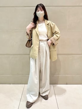 「tiptop（ティップトップ）のアイテム（パンツ）」を使った、てぃるさん（レディース・158cm）の春コーディネート