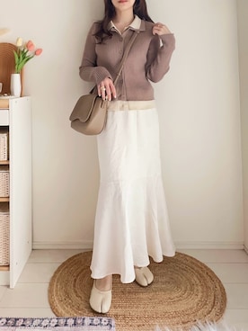 「Lace Ladies（レースレディース）のアイテム」を使った、てぃるさん（レディース・158cm）の春コーディネート