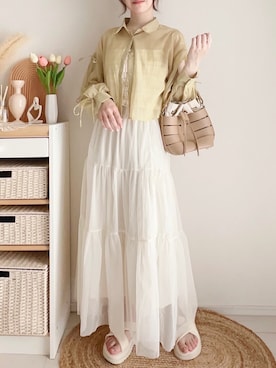 てぃるさん（レディース・158cm）の夏コーディネート