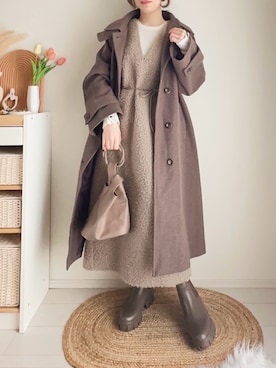 「classicalelf（クラシカルエルフ）のアイテム」を使った、てぃるさん（レディース・158cm）の冬コーディネート