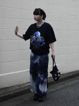 「NIKE（ナイキ）のアイテム」を使った、モﾁｬﾝ さん（レディース・146cm）の夏コーディネート