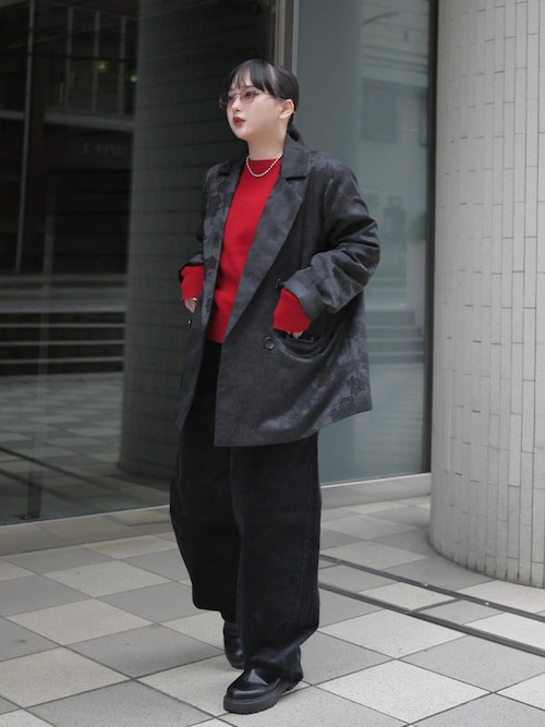 セール】ジャカードダブルテーラードジャケット（テーラードジャケット