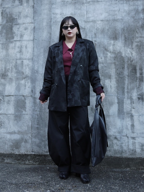 ジャカードダブルテーラードジャケット（テーラードジャケット