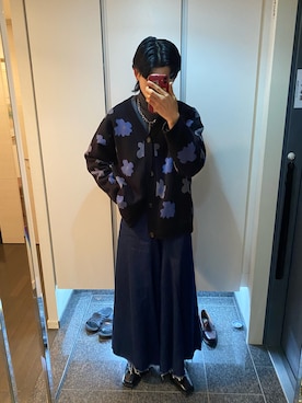 「MM6 Maison Margiela（ｴﾑｴﾑｼｯｸｽ ﾒｿﾞﾝ ﾏﾙｼﾞｪﾗ）のアイテム（パンツ）」を使った、いとまるさん（メンズ・174cm）の冬コーディネート
