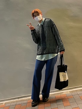 「アイテム（フォーマルスーツ/小物）」を使った、いとまるさん（メンズ・174cm・10代）の春コーディネート