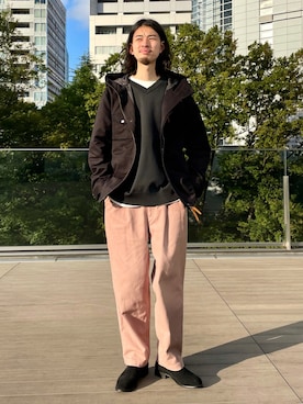 「BEAMS LIGHTS（ビームスライツ）のアイテム」を使った、Naoki Shuzuiさん（メンズ・178cm）の秋コーディネート