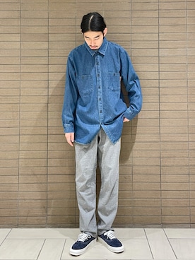 「B:MING by BEAMS（ビーミングバイビームス）のアイテム（その他パンツ）」を使った、Naoki Shuzuiさん（メンズ・178cm）の秋コーディネート