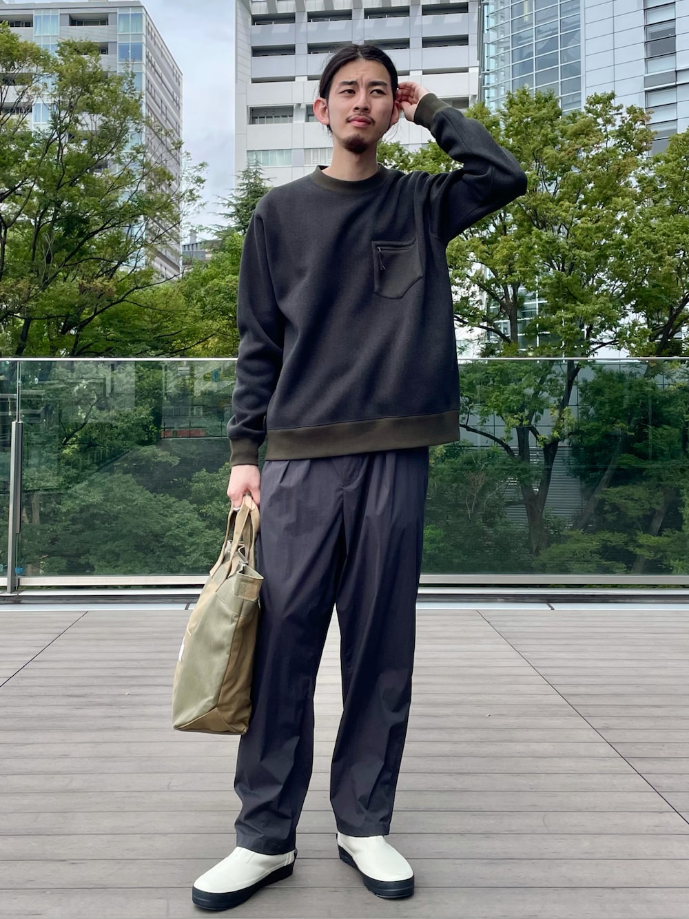 B:MING by BEAMS / ストレッチナイロン イージーパンツ