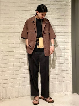 「mont-bell（モンベル）のアイテム（サンダル）」を使った、Naoki Shuzuiさん（メンズ・178cm）の夏コーディネート