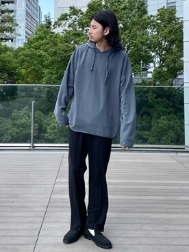 「B:MING by BEAMS（ビーミングバイビームス）のアイテム（スリッポン）」を使った、Naoki Shuzuiさん（メンズ・178cm）の夏コーディネート