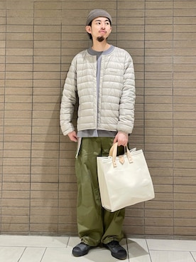 「BEAMS PLUS（ビームスプラス）のアイテム」を使った、Naoki Shuzuiさん（メンズ・178cm）の夏コーディネート