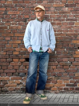 「アイテム（トップス）」を使った、kazu1969さん（メンズ・170cm）の秋コーディネート