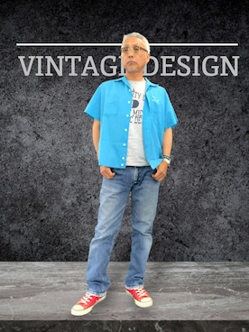 「no brand（ノーブランド）のアイテム」を使った、kazu1969さん（メンズ・170cm）の秋コーディネート