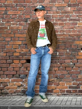 「アイテム（トップス）」を使った、kazu1969さん（メンズ・170cm）の秋コーディネート