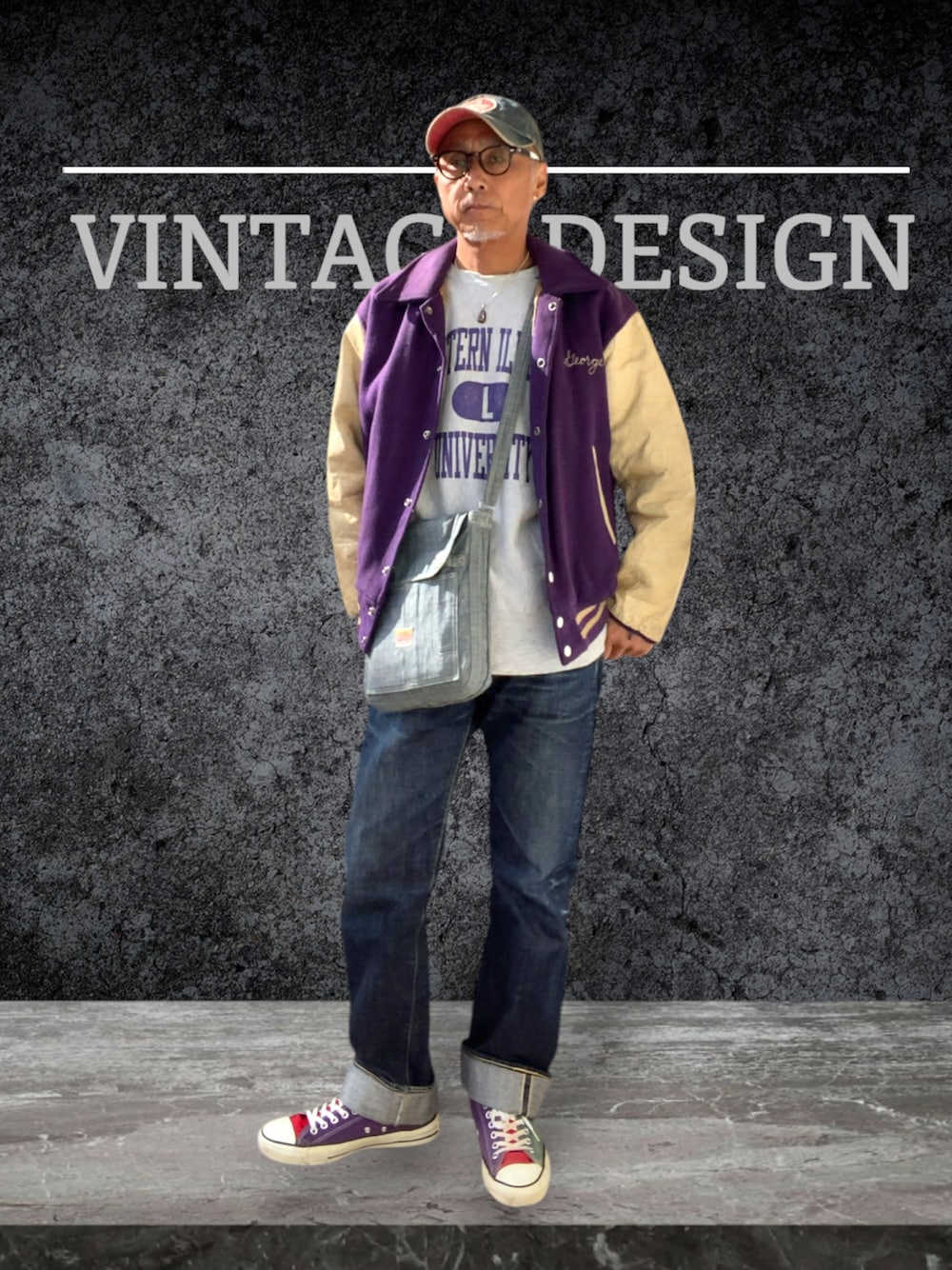「アメカジ、ダッズスタイル、アメリカンスタンダード」｜「CONVERSEのアイテム（スニーカー、その他）」を使った、kazu1969さん（メンズ・170cm）の冬コーディネートの1枚目の写真