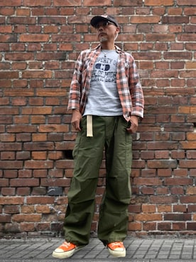 「アイテム（トップス）」を使った、kazu1969さん（メンズ・170cm）の秋コーディネート