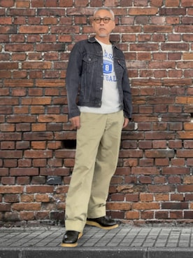 「アイテム（シューズ）」を使った、kazu1969さん（メンズ・170cm・50代）の秋コーディネート