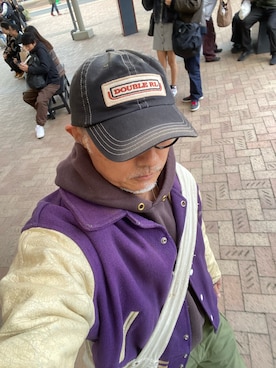 「RRL（ダブル アール エル）のアイテム（帽子）」を使った、kazu1969さん（メンズ・170cm）の春コーディネート