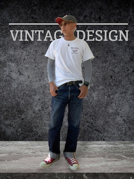 「no brand（ノーブランド）のアイテム」を使った、kazu1969さん（メンズ・170cm）の秋コーディネート