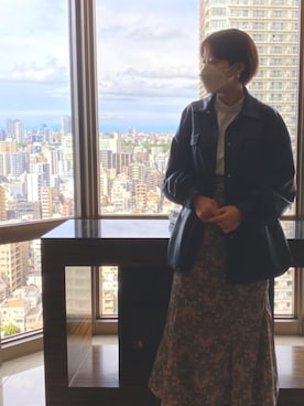 「frames RAY CASSIN（フレームスレイカズン）のアイテム（スカート）」を使った、はくこさん（レディース・163cm）の秋コーディネート