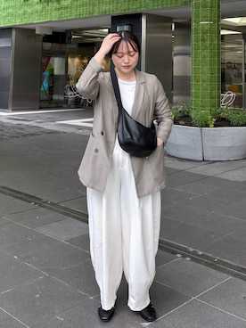「russet（ラシット）のアイテム」を使った、IURAさん（レディース・163cm）の秋コーディネート
