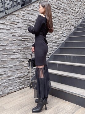 YURINAさん（レディース・154cm）の冬コーディネート