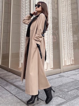 「RESEXXY（リゼクシー）のキルティングチェーンバッグ（ショルダーバッグ）」を使った、YURINAさん（レディース・154cm）の秋コーディネート