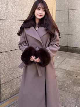 「RESEXXY（リゼクシー）のアイテム（その他アウター）」を使った、YURINAさん（レディース・154cm）の秋コーディネート