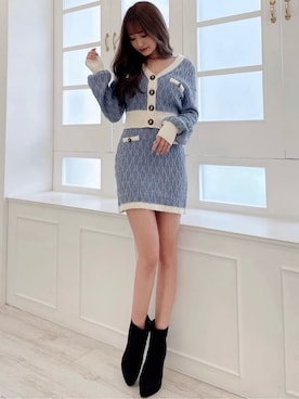 「RESEXXY（リゼクシー）のフェイクスエードショートブーツ（ブーツ）」を使った、YURINAさん（レディース・154cm）の秋コーディネート