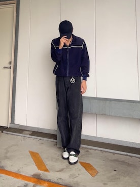 「モードストリート」｜「アイテム（財布/小物）」を使った、Naokiさん（メンズ・179cm）の秋コーディネート